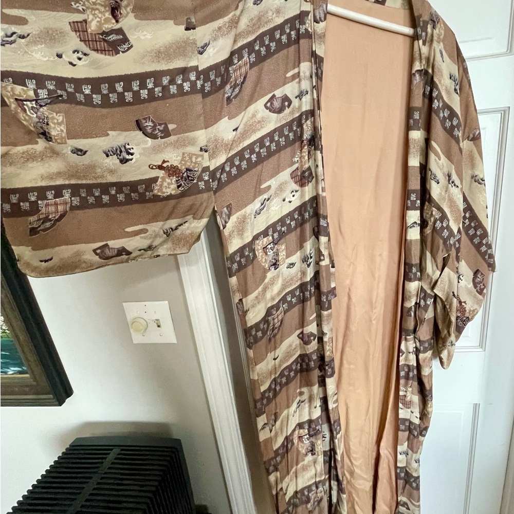 Vintage Japanese yukata kimono robe size large Men’s